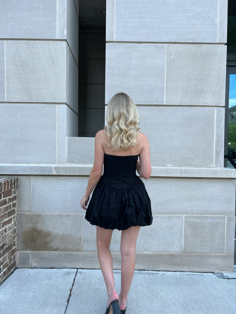 The Liz Dress - Blonde Palm Boutique - Mini Black Dress